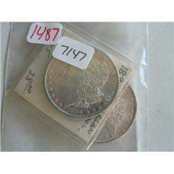1898 MORGAN DOLLAR (qty: 2)
