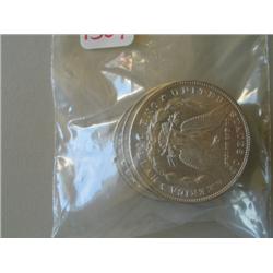 1901 MORGAN DOLLARS (qty: 5)