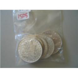 1901 MORGAN DOLLARS (qty: 5)