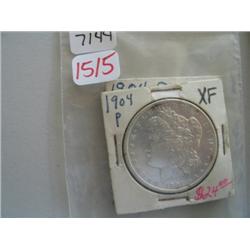 1904 MORGAN DOLLAR (qty: 2)