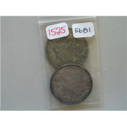 1921 MORGAN DOLLARS (qty: 2)