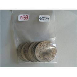 1921 MORGAN DOLLAR (qty: 6)