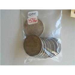 1921 MORGAN DOLLARS (qty: 9)