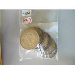 LOT (8) SILVER DOLLARS: 1883, 1885, 1897, 1898, 1900, 1921, 1922, 1923