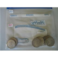 LOT, (2) 1890, (2) 1891, 1896, 1897, 1898, (2) 1900 MORGAN DOLLARS