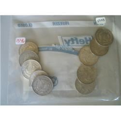 1921 MORGAN DOLLARS (qty: 10)