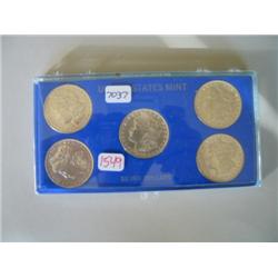 LOT, 1879, 1890, 1900, 1887, 1878 MORGAN DOLLARS