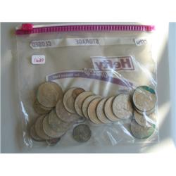 LOT, (16) IKE DOLLARS, (5) SUSAN B. & MISC. COINS