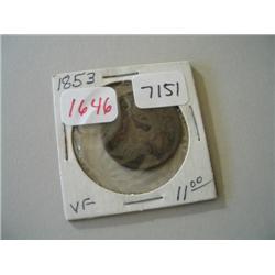 1853 1 CENT