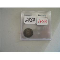 1861 SEATED LIBERTY 1/2 DIME
