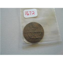 MASSACHUSSETTS 1788 1 CENT COIN