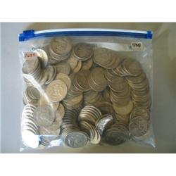 LOT, ASSORT SILVER HALVES