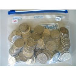 LOT, ASSORT SILVER HALVES