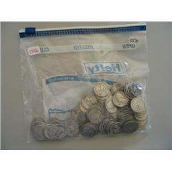 LOT, ASSORT SILVER QUARTERS