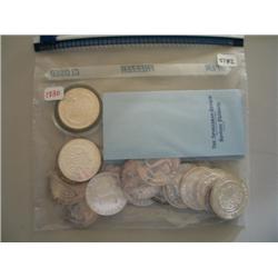 LOT, (19) APPROX 1 OZ SILVER COMMEMORATIVE COINS