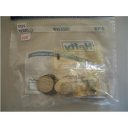 LOT, ASSORT U.S. COINS, CANADIAN COINS & SILVER BAR STAMPED 1860 (APPROX 2 OZ)