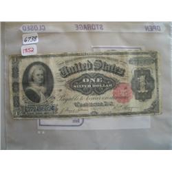 1891 ONE DOLLAR SILVER