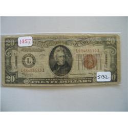 1934A HAWAIIAN $20 NOTE