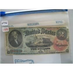 1863 SERIES $2 TREASURY NOTE