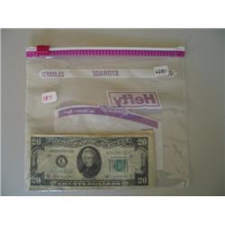 LOT, (2)$20, $2, $1 SILVER, CANADIAN MONEY