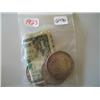 Image 1 : LOT, MORGAN & PEACE DOLLAR, $1 BILL & COIN