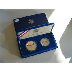 1986 PROOF SET, $1, 50 CENTS