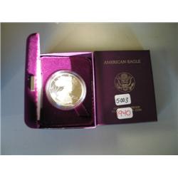 1986 SILVER EAGLE PROOF 1 OZ SILVER
