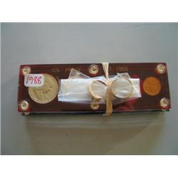 LOT, 1958 & 1962 PROOF SET W/(2) RINGS