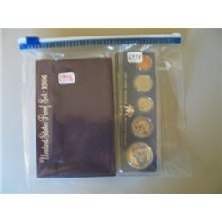 LOT, MINT SETS; 1986, 1988, 1966, 1967