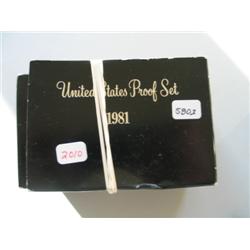 1981 PROOF SETS (qty: 5)