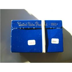 1983 PROOF SETS (qty: 5)