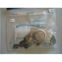 LOT, ASSORTED COINS & MISC