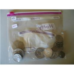 LOT, ASSORT. COINS INCLUDING (9) SILVER DOLLARS