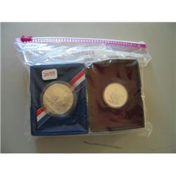 LOT, 1962, 1963, 1964, (2) 1985 PROOF SETS, GEORGE W. COIN, 1986 LIBERTY COIN & ASST. COINS