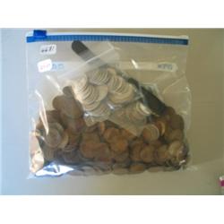 LOT, ASST. COINS - $8.40, 90% SILVER (APPROX. $4.48 FACE VALUE)