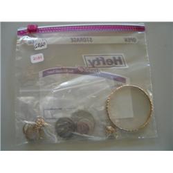 LOT, MISC. JEWELRY & COINS