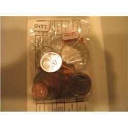 LOT, ASSORTED CANADIAN COINS