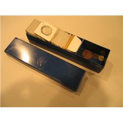 LOT, ASSORT FOREIGN & U.S. COINS