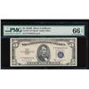 Image 1 : 1953B $5 Silver Certificate PCGS 66EPQ