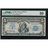 Image 1 : 1899 $5 Chief Silver Certificate PMG 30