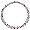 Image 1 : 14KT White Gold 15.06ctw Ruby and Diamond Necklace