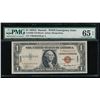 Image 1 : 1935A $1 Hawaii WWII Emergency Silver Certificate PMG 65EPQ