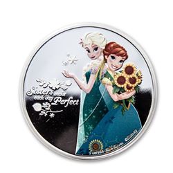 2016 $2 Disney Frozen Sisters Anna and Elsa Niue Silver Coin