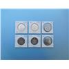 Image 1 : LOT OF 6 CANADIAN FIFTY CENT PIECES - 1962, 1963, 1974, 1976, 1978, 1980