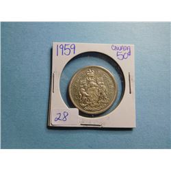 1959 FIFTY CENT PIECE