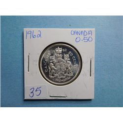 1962 FIFTY CENT PIECE