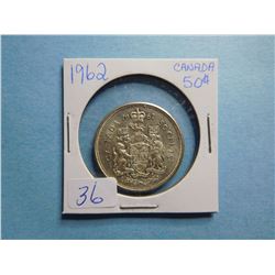 1962 FIFTY CENT PIECE
