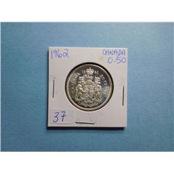 1962 FIFTY CENT PIECE