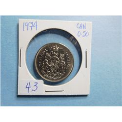 1974 FIFTY CENT PIECE