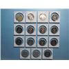 Image 1 : LOT OF 15 FIFTY CENT PIECES 1959, 1961 x 2, 1978 x 12